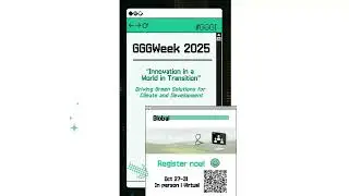 Global Green Growth Week 2025 (GGGWeek 2025) 📅 10/27~31🌍🌱