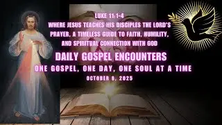 Jesus teaches His disciples the Lord&rsquo;s Prayer, a timeless guide to faith, humility