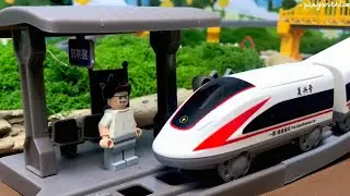 Cargo Loading Turns into a Train Crash 🚧 | Toy Train & Mini Figures | Stop Motion Story