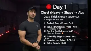 Heavy Chest Day | Build Thickness, Shape & Lower  Chest Cut