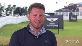 Watch the Zoom Virtual Clubhouse, live from the Genesis Scottish Open