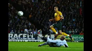 Henrik Larsson scores twice against Blackburn [2002/03]