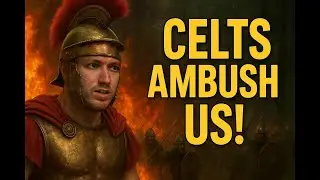 Epic First Siege Turned Ambush! Celts Charge From The Woods!  Rome II DEI