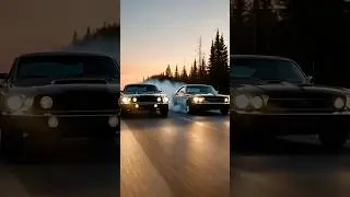 Classic vs Classic 💥 Which One Rules the Road? #shorts #car #mustang