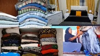 #afternoon routine# “I folded clothes and organized the bedroom.”