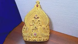 MUKUT/CROWN/HEADPIECE FOR BIG STATUES TEMPLE IDOLS | BUY NOW