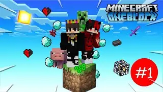 First Day In Minecraft ONE BLOCK