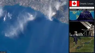 Earth Space View: Downtown Toronto, Canada
