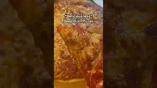 *Deliciousness*                                      Deep Dish Pizzas #shorts #pizza za