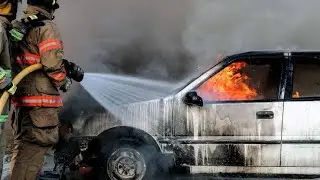 Car get fire at Muvattupuzha | Kerala Fire Force Rescue Operation
