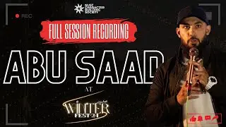 Winter Fest Talk By Abu Saad | Full Session Recording | NUST Character Building Society | NCBS