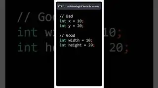 "🚀 5 Quick Coding Tips to Level Up Your Programming Skills in 60 Seconds!" #CodingTips