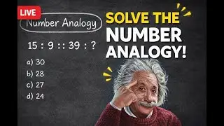 LIVE Math Puzzle: Solve the Number Analogy 🔢 IQ Test & Brain Training