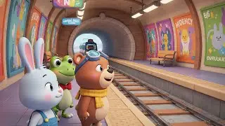 Subway Surfers Mini Cat Rode a Roller Skate | Nursery Rhymes for Kids & Baby Songs