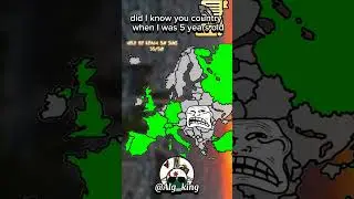 did I know you country when I was 5 years old #geography #map #mapping #history #edit #europe #ww2