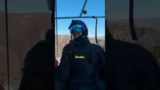 He broke his what?!?! #fail #skiing #storytime Ski Resort Chairlift Stories