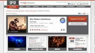 How to Update Your GigMasters Profile
