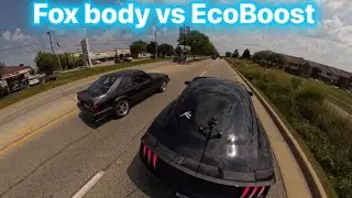 FOX BODY MUSTANG VS ECOBOOST MUSTANG #mustang #foxbody 