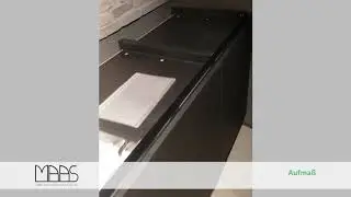 K&ouml;ln Nero Neolith Arbeitsplatte