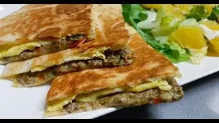 Repas Facile Rapide Pain Tortilla Farcis pour le midi ou le soir وصفة شهية وسهلة