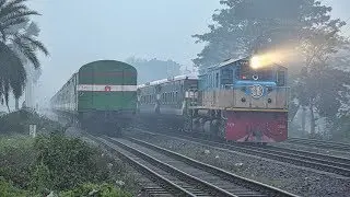 Clashing Between Broad Gauge & Meter Gauge Train- Sundarban Express & Parabat Express