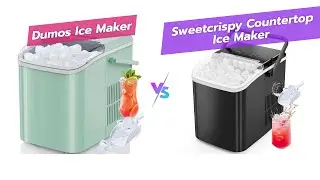 DUMOS против Sweetcrispy: лучшие компактные настольные льдогенераторы для дома ❄️🧊
