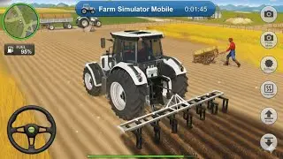 Farm Simulator Mobile 🚜 Realistic Tractor Farming Gameplay | Android Game 2026