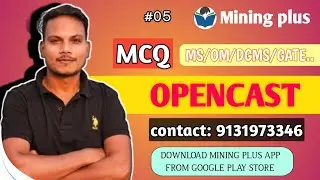 NLC/OPENCAST MCQS/#05/ CMR 2017 / CIRCULAR 2018 / EMT VOL.01 FOR MS, OM, MANAGER