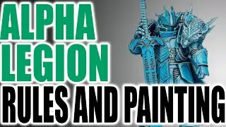 How To Paint An Alpha Legion Chaos Lord(and how to use them in game)
