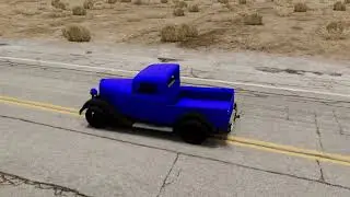 Flatbed Truck McQueen | Transportation with Truck - Pothole vs Car # | BeamNG.Drive Gameplay