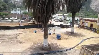 Obras de remodelación - Parque de Ricardo Palma 2.
