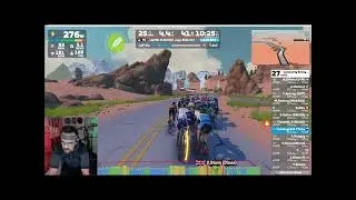 Zwift Race Community racing festival, Going Coastal  (C), The diesel engine is getting tuned!