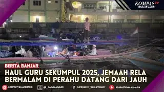 Haul Abah Guru Sekumpul, Ratusan Perahu Penuhi Sungai Martapura