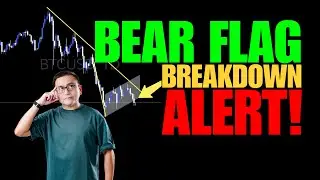 Bitcoin Bear Flag Breakdown Alert 🚨 BTC at Risk of Major Move | Live Analysis