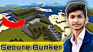 SECURE BUNKER IN MINI BLOCK CRAFT  HOW TO MAKE SECURE BUNKER / HIDDEN BASE #trending @Mr.Gamer11