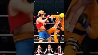 Monkey D Luffy vs Naruto fist fight part-1  #anime #naruto #luffy #onepiece