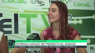 Rodrigo Carazo se presenta el s&aacute;bado en R&iacute;o Tercero