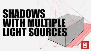 Silent Sketch Practice - Casting Shadows with Multiple Light Sources