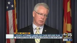 County Attorney Bill Montgomery lashes out over refugee plan