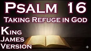Psalm 16 - Taking Refuge in God (With words - KJV) | God Our Protector | Prayer for Protection