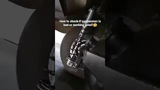 how to check suspension is good or bad working #automobile #auto #mechanic #car #suspension