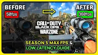 COD BO7 Warzone Season 5 - Best PC Settings for MAX FPS ✅