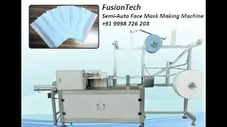 Face Mask Making Machine Made in India semi automatic