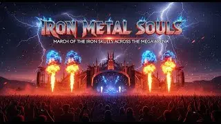 Best Music Iron Metal Souls 🔥 Iron Maiden 🤘 March of the Iron Skulls Across the Mega Arena