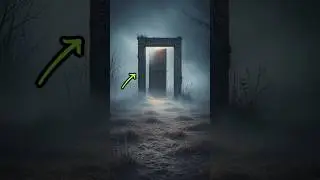 The Door in the Middle of Nowhere 🚪🌌 #creature #creepy #mystery #shorts