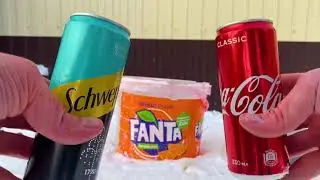 Ментос vs Миринда, Кока Кола, Разная Фанта, Спрайт под Снегом