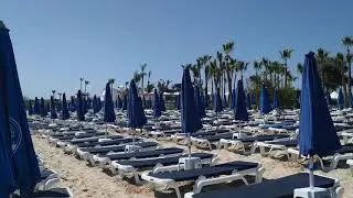 март Айя Напа Нисси пляж 2020, Кипр. March Ayia Napa 2020 Cyprus Nissi beach