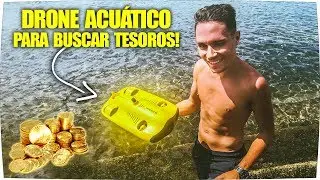 DRONE ACUATICO para BUSCAR TESOROS ! 💰 - Gladius Mini Drone Español 4K - Drone acuatico con camara