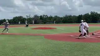 Jon Shields 2023 Tx switch hitter at kyle Chapman RBI