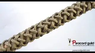 4 bight turk's head setup for bracelets